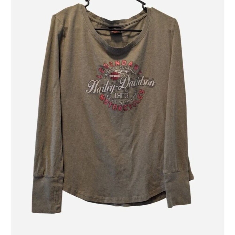 Harley-Davidson Women's Graphic Long Sleeve Top  XL